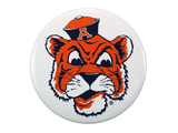 AU Vault Tiger White Button